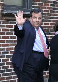 Christie waving